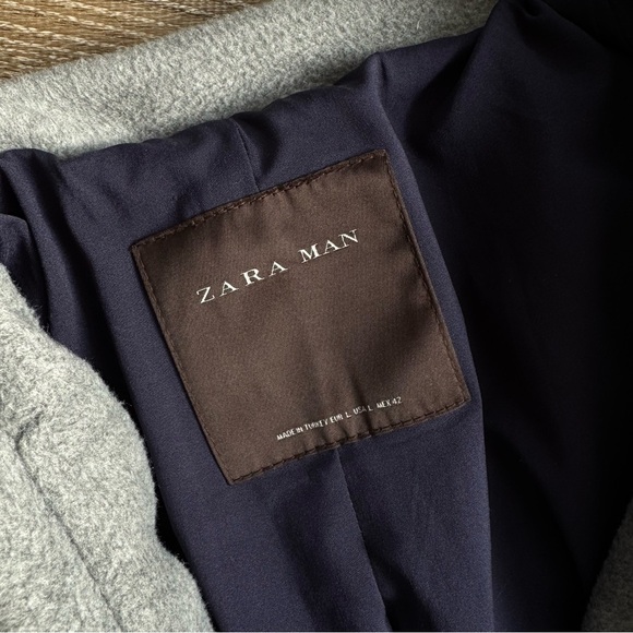 Zara Grey overcoat #wintercoat #greycoat - Picture 3 of 5